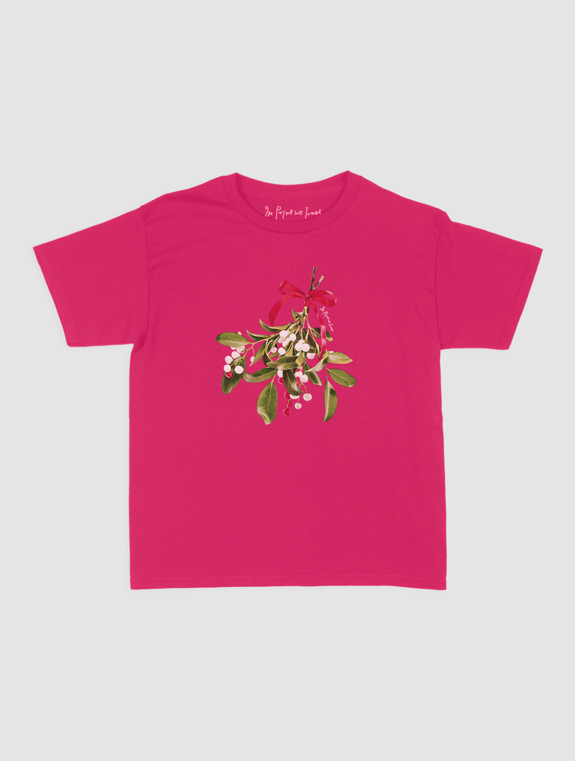 mistletoe baby tee - In Print We Trust