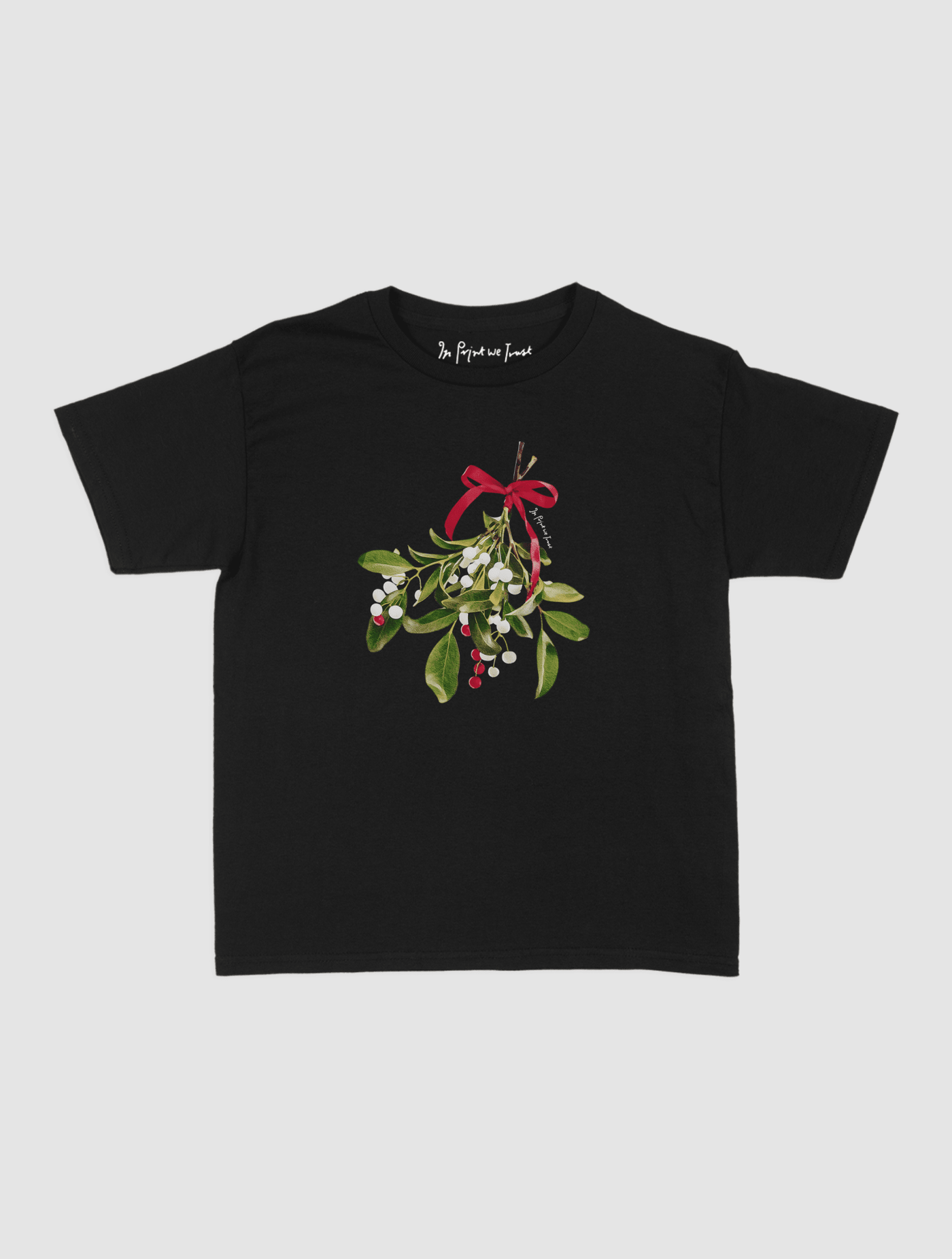mistletoe baby tee - In Print We Trust