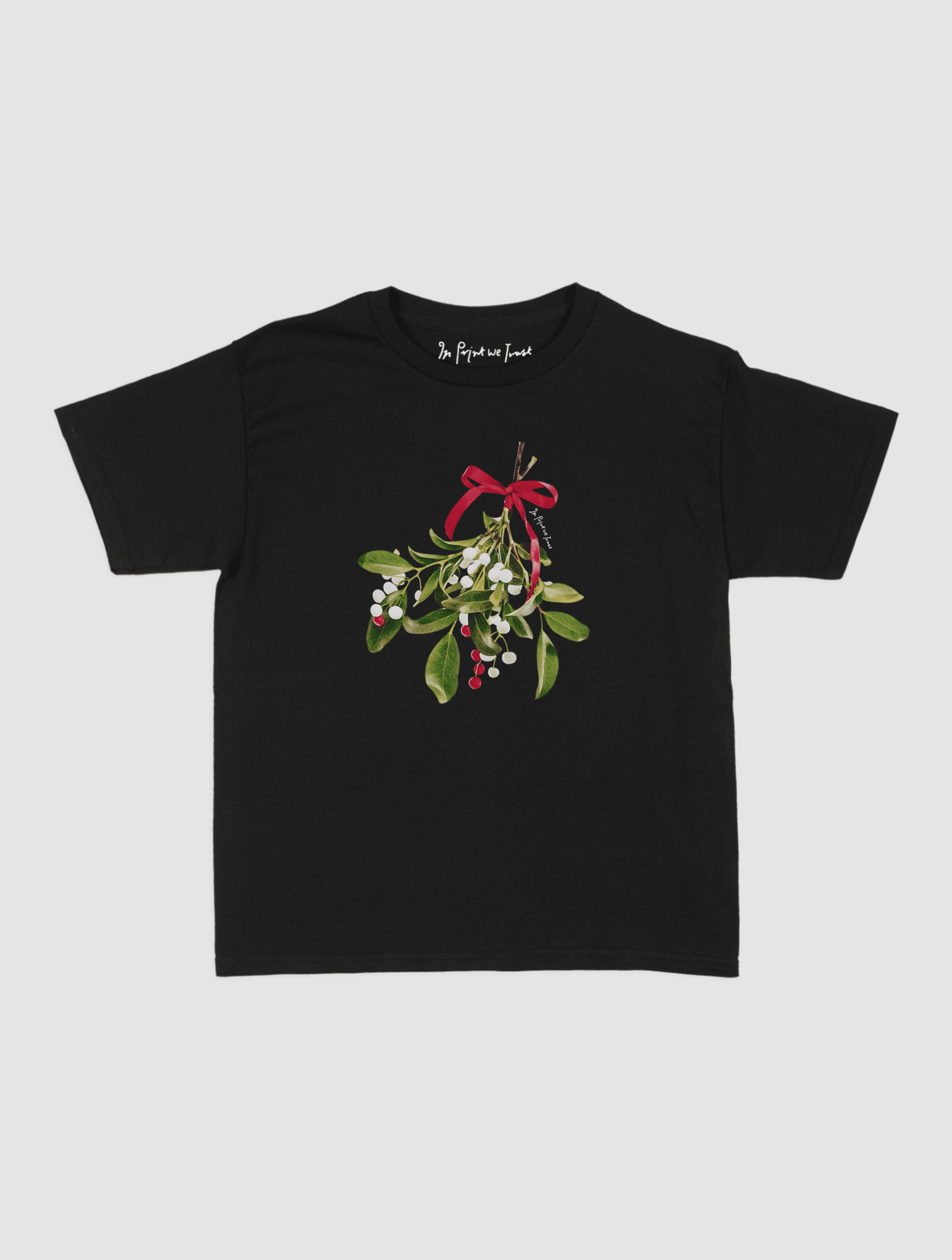 mistletoe baby tee - In Print We Trust