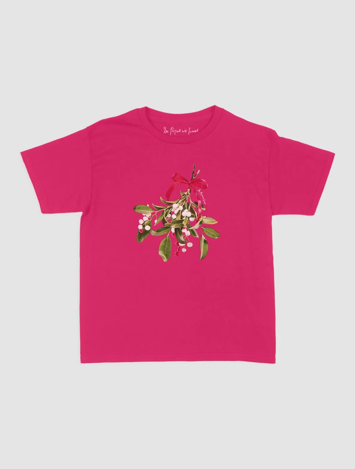 mistletoe baby tee - In Print We Trust