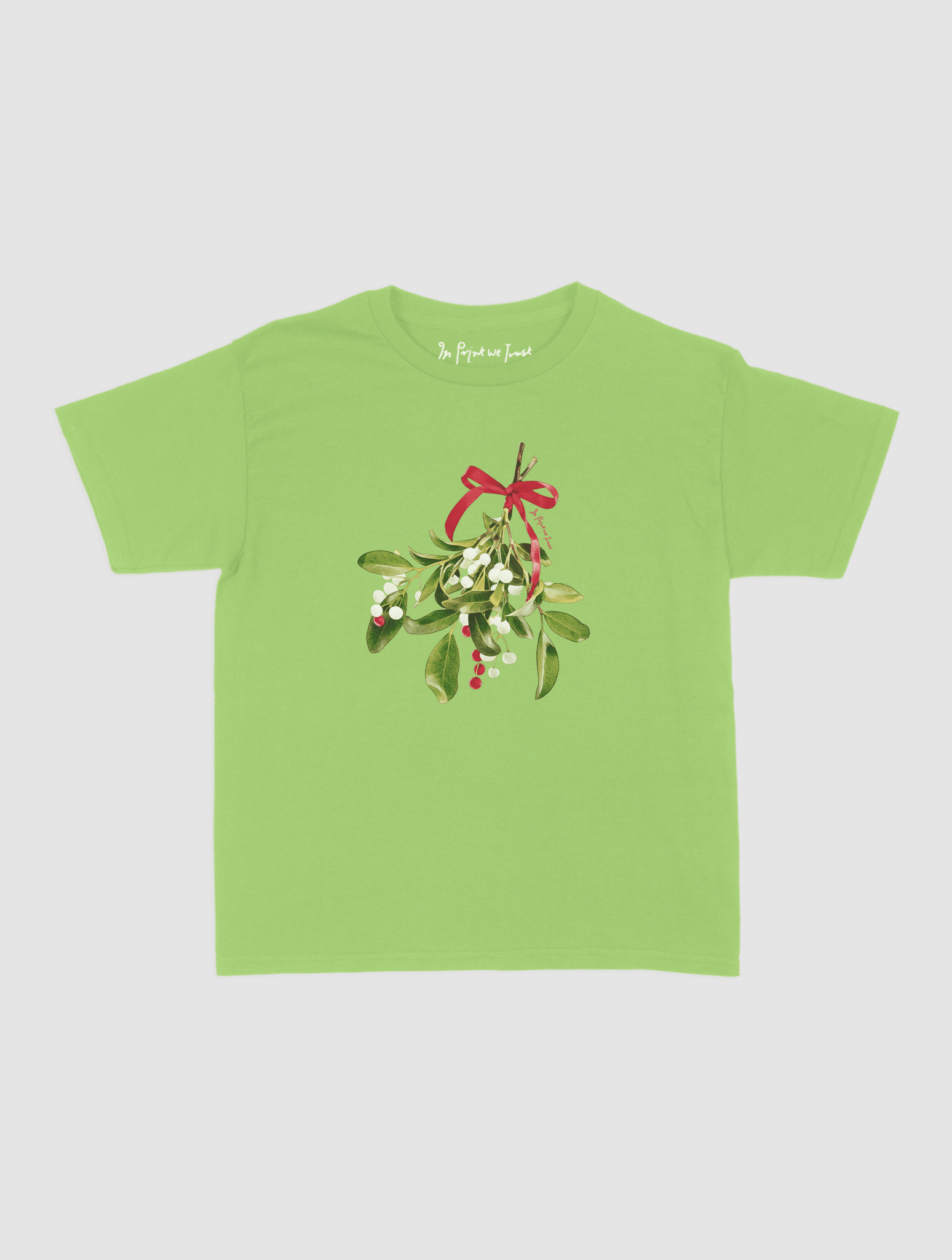 mistletoe baby tee - In Print We Trust