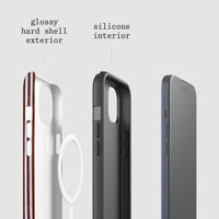 mocha tough iPhone case - In Print We Trust