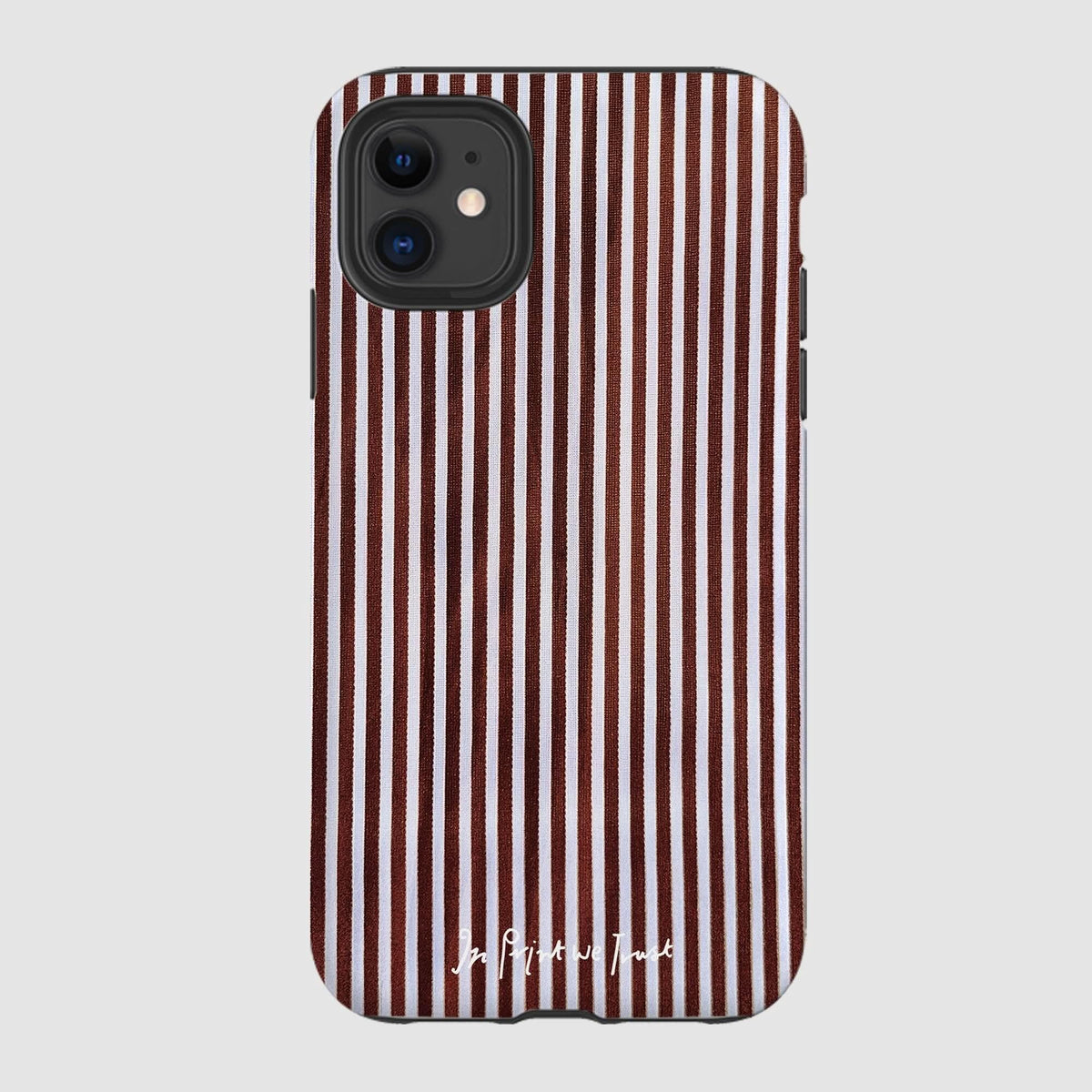mocha tough iPhone case - In Print We Trust