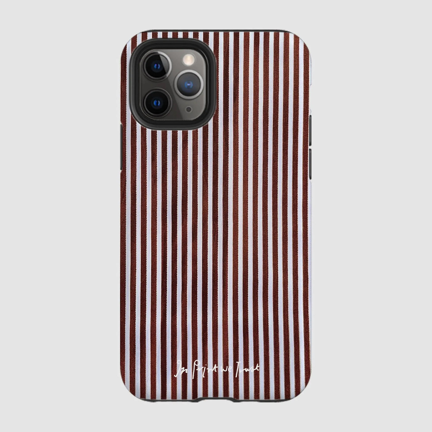 mocha tough iPhone case - In Print We Trust
