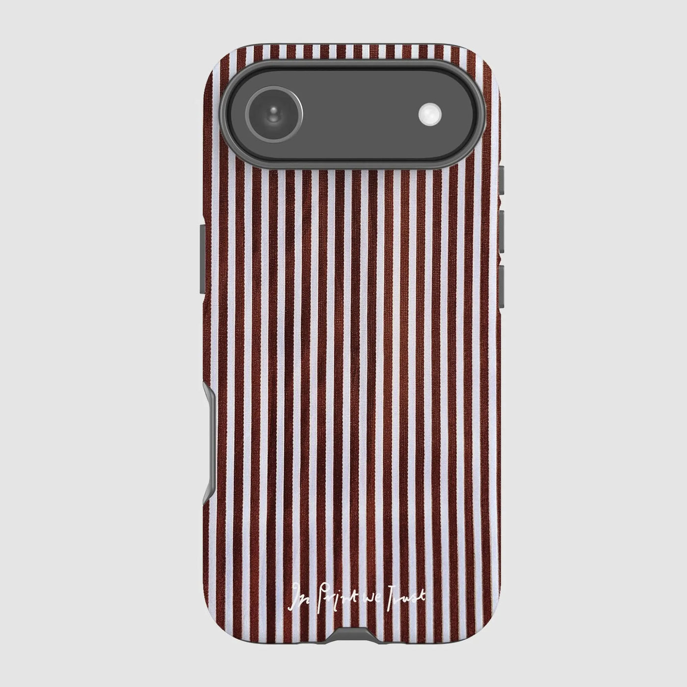 mocha tough iPhone case - In Print We Trust