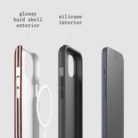 mocha tough iPhone case - In Print We Trust