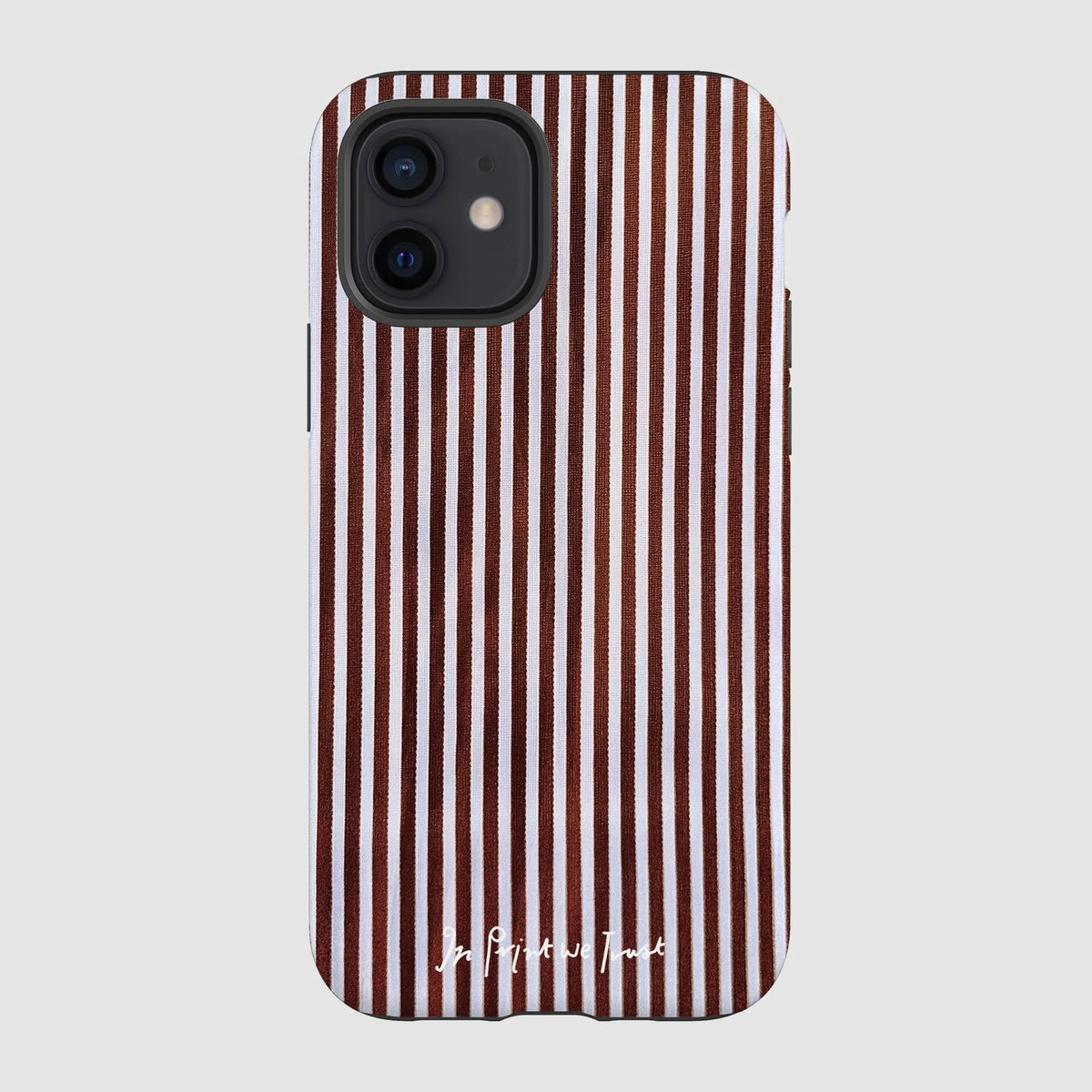 mocha tough iPhone case - In Print We Trust