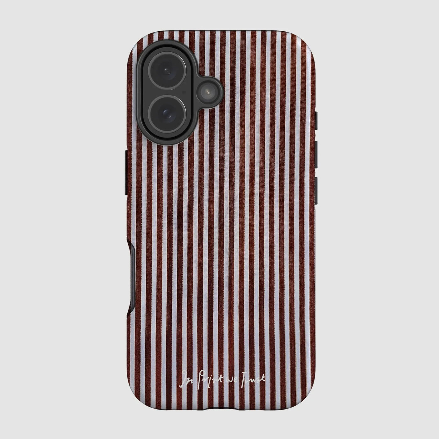 mocha tough iPhone case - In Print We Trust