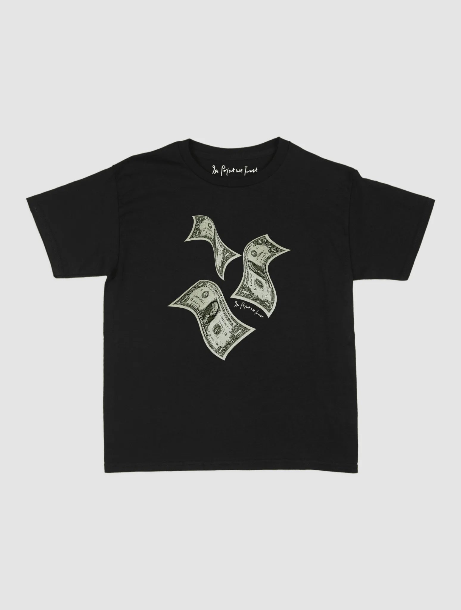 money money money baby tee - In Print We Trust