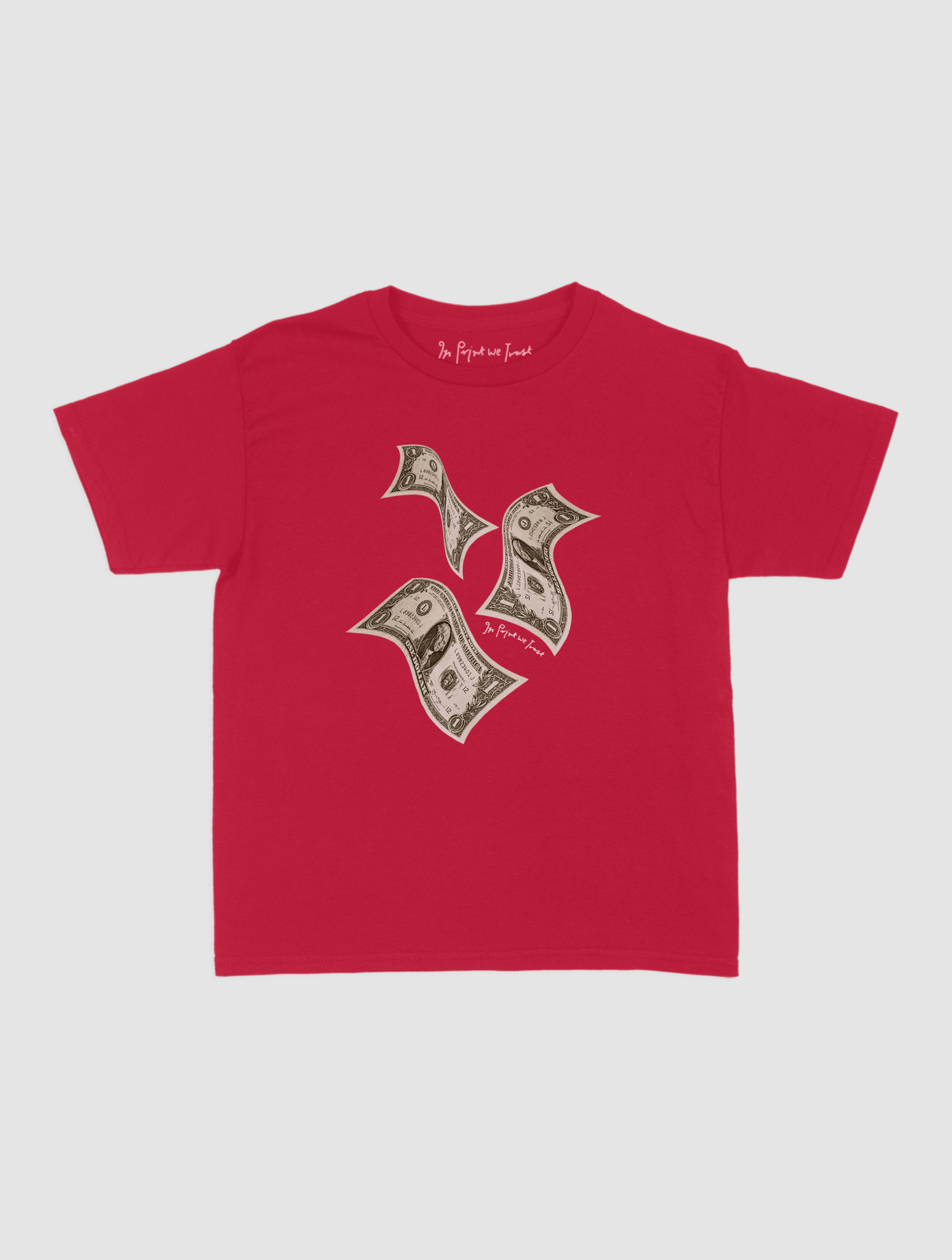 money money money baby tee - In Print We Trust