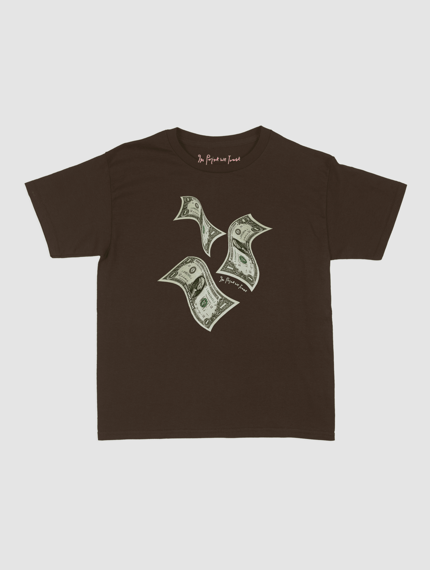 money money money baby tee - In Print We Trust