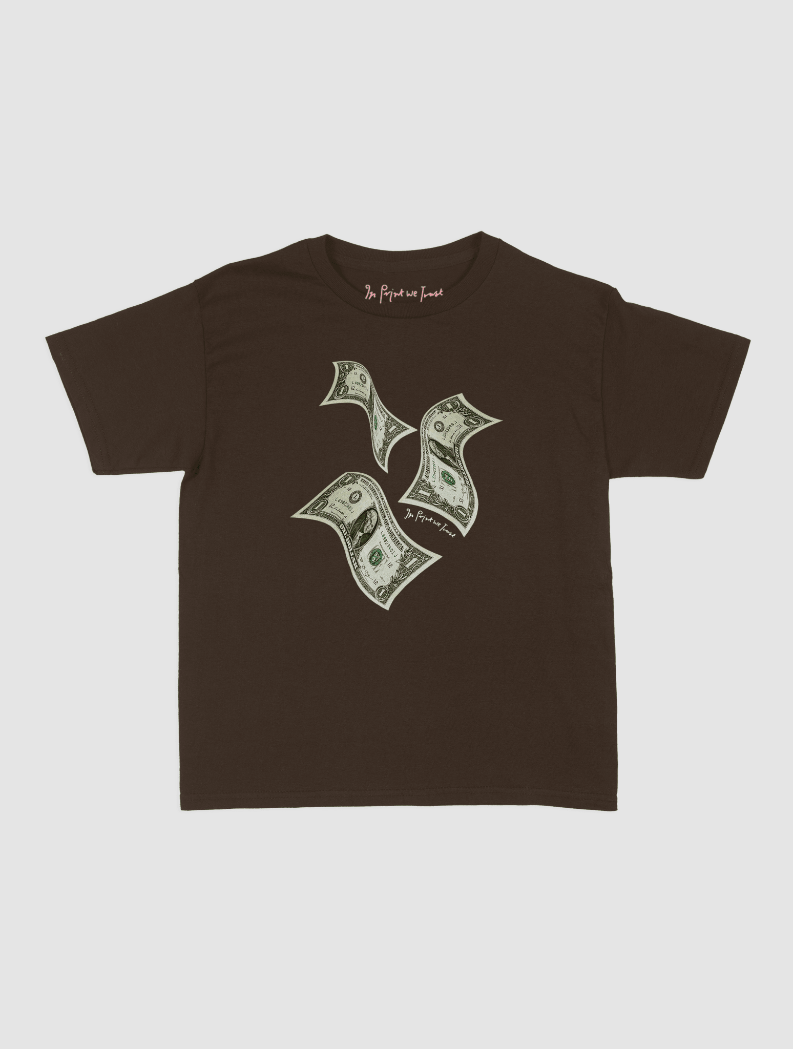 money money money baby tee - In Print We Trust