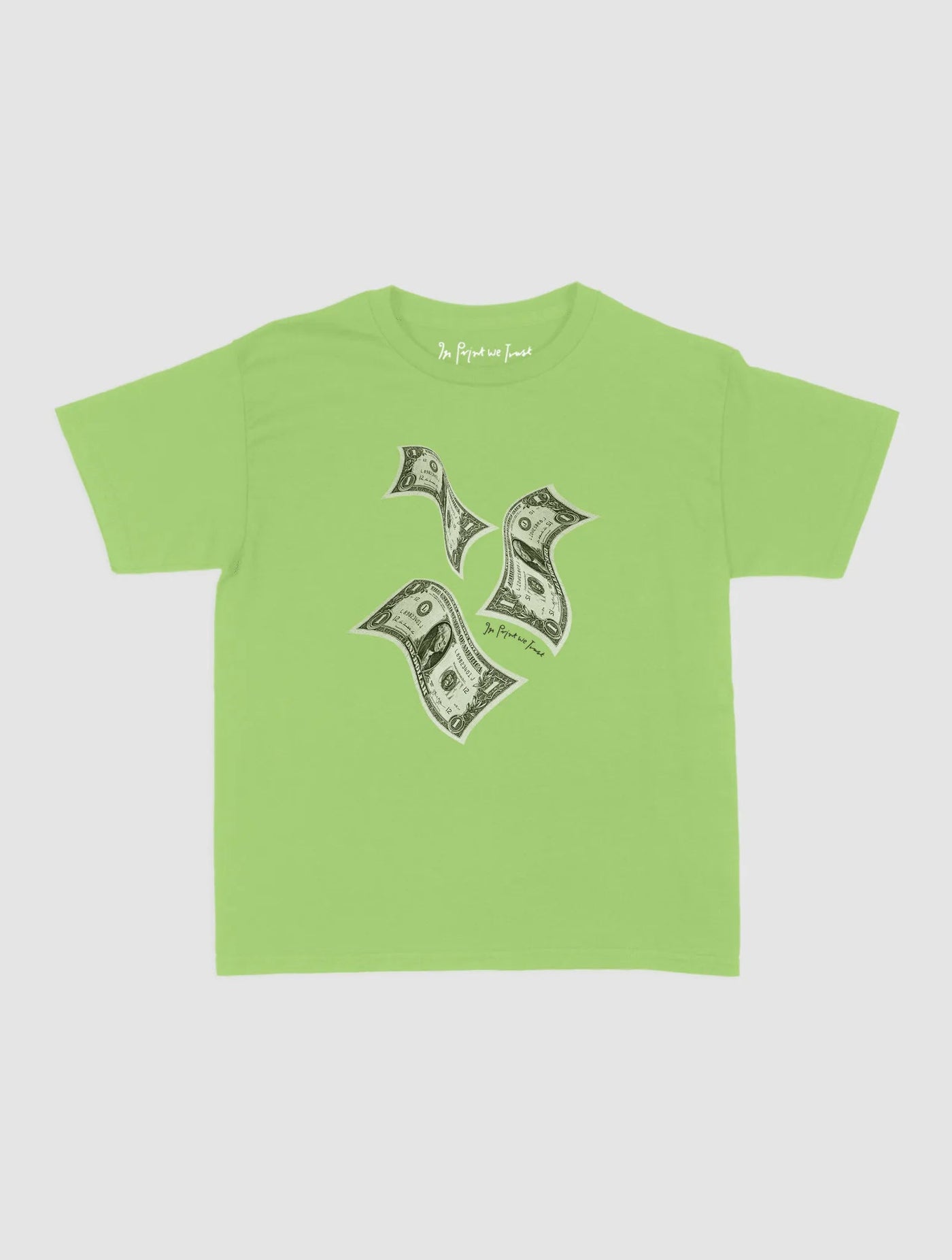 money money money baby tee - In Print We Trust