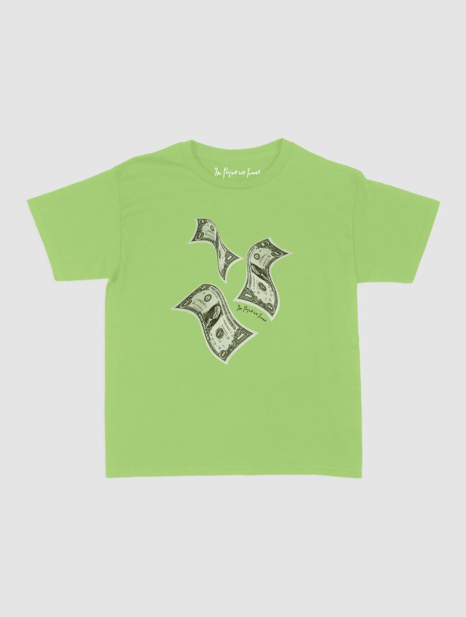 money money money baby tee - In Print We Trust