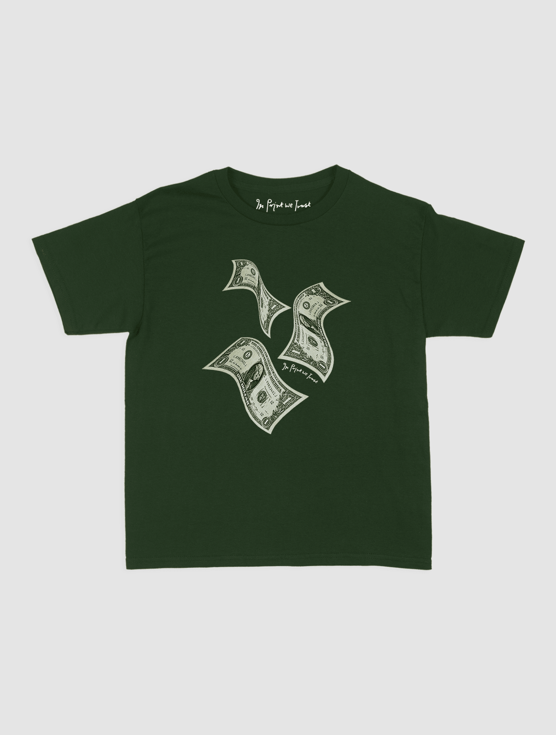 money money money baby tee - In Print We Trust