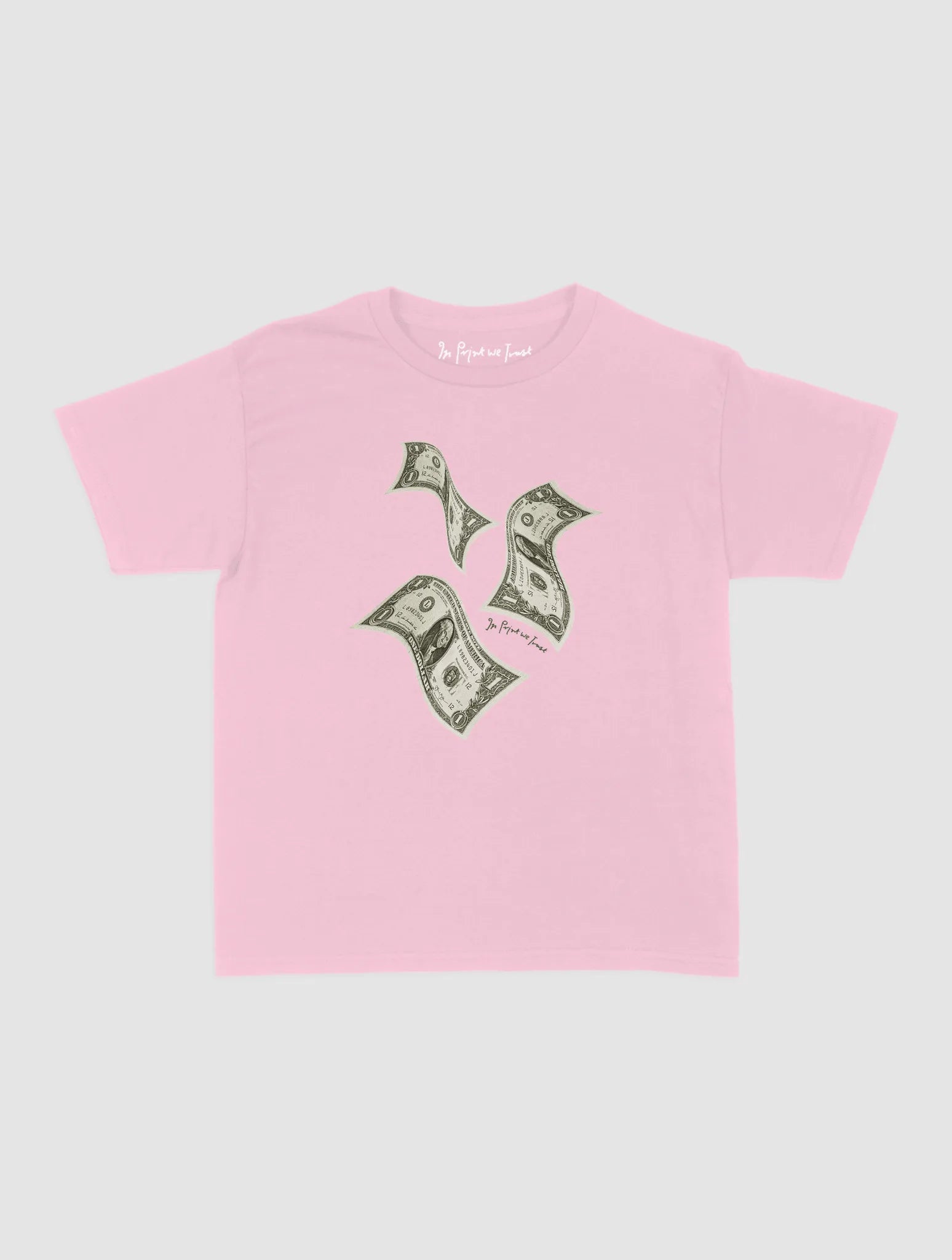 money money money baby tee - In Print We Trust