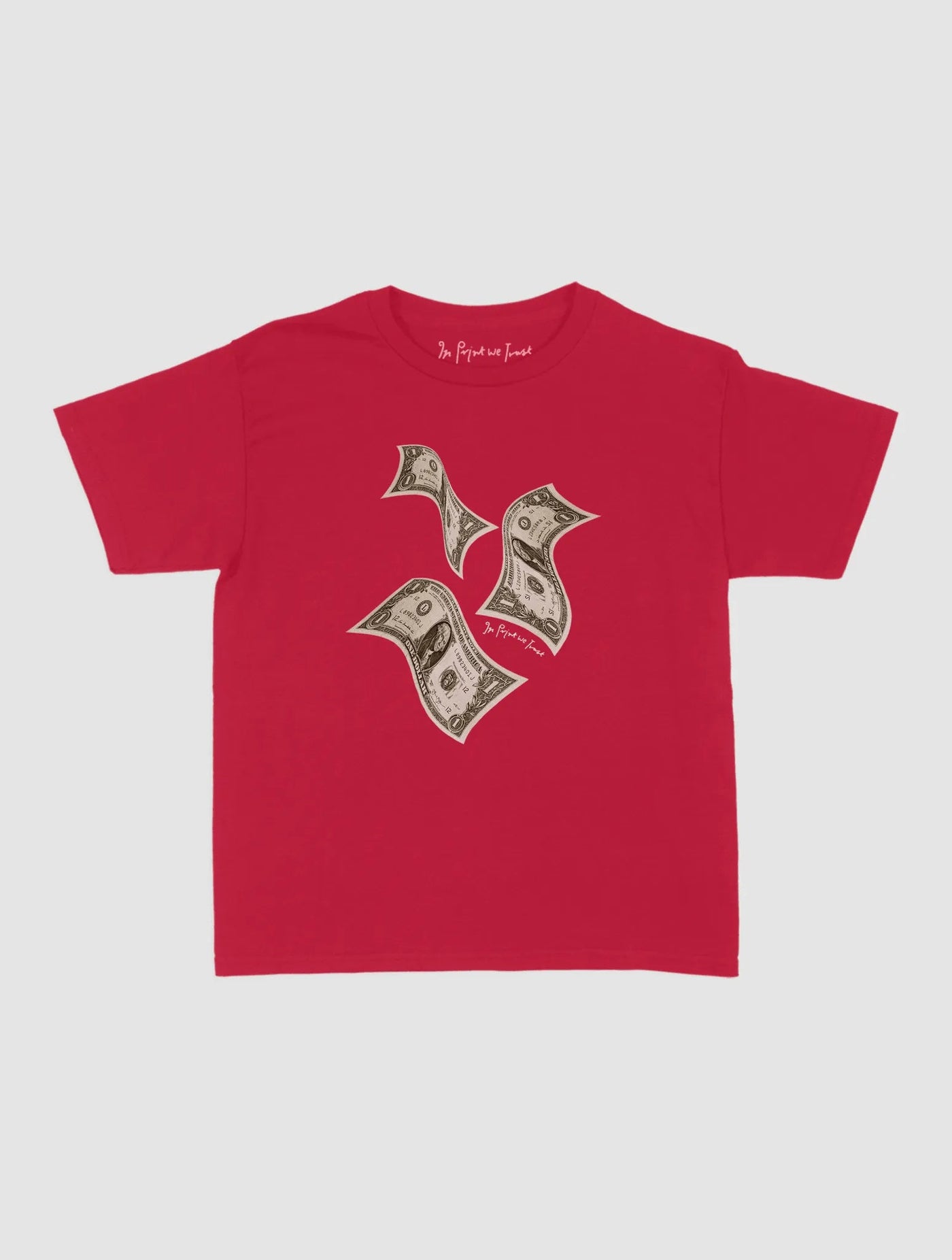 money money money baby tee - In Print We Trust