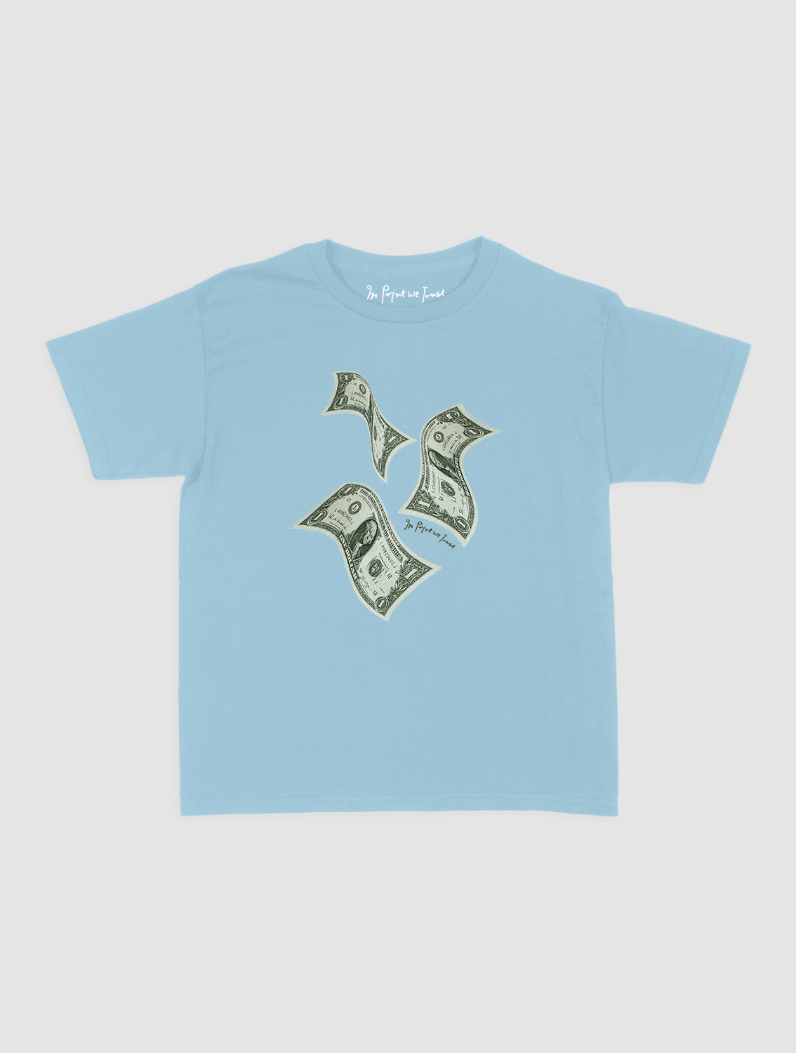 money money money baby tee - In Print We Trust