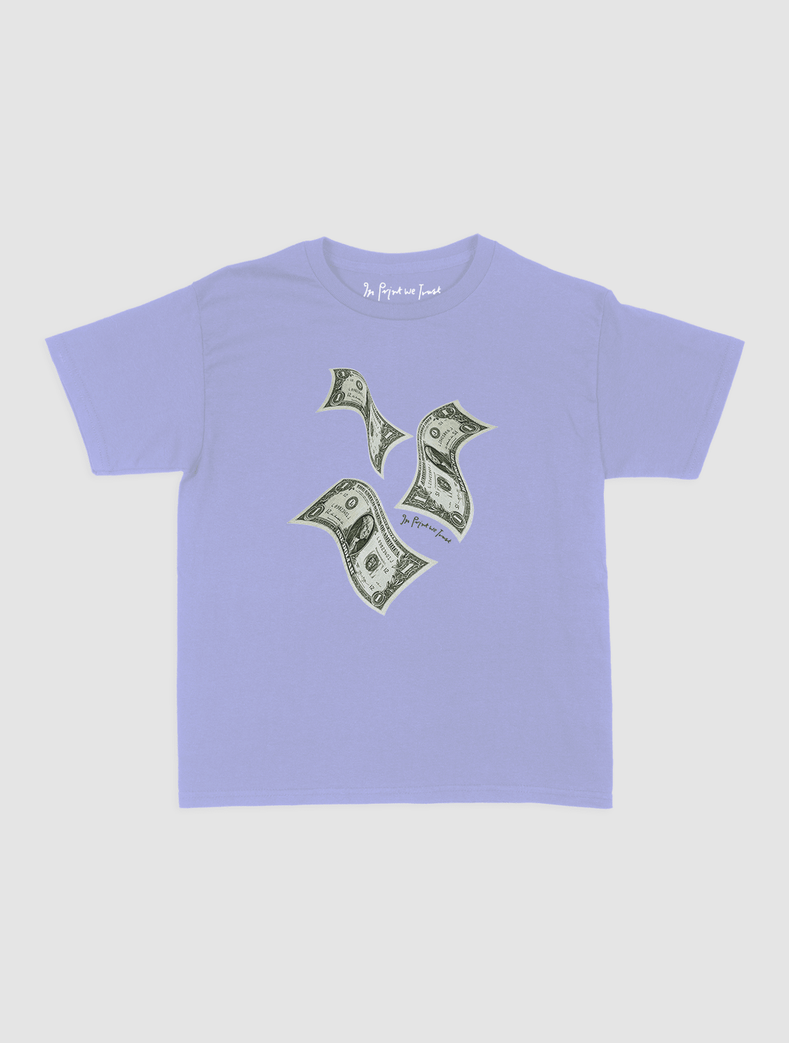 money money money baby tee - In Print We Trust