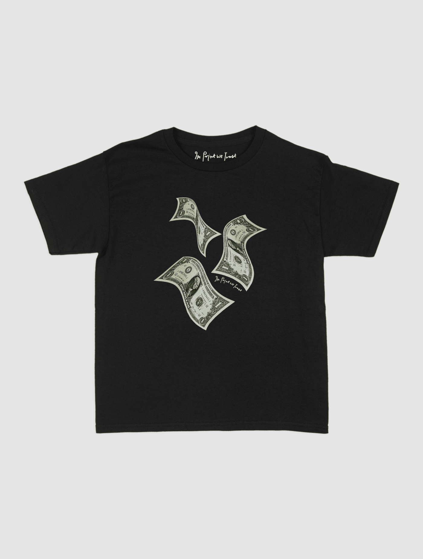 money money money baby tee - In Print We Trust