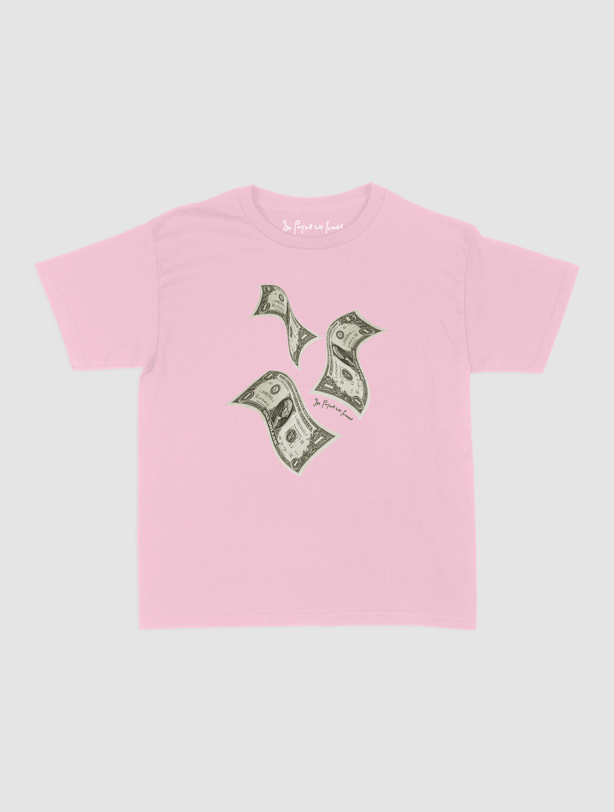 money money money baby tee - In Print We Trust