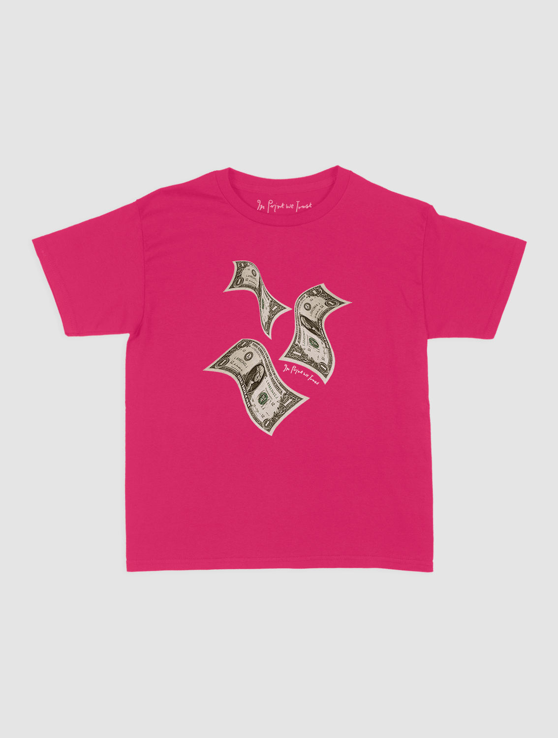 money money money baby tee - In Print We Trust