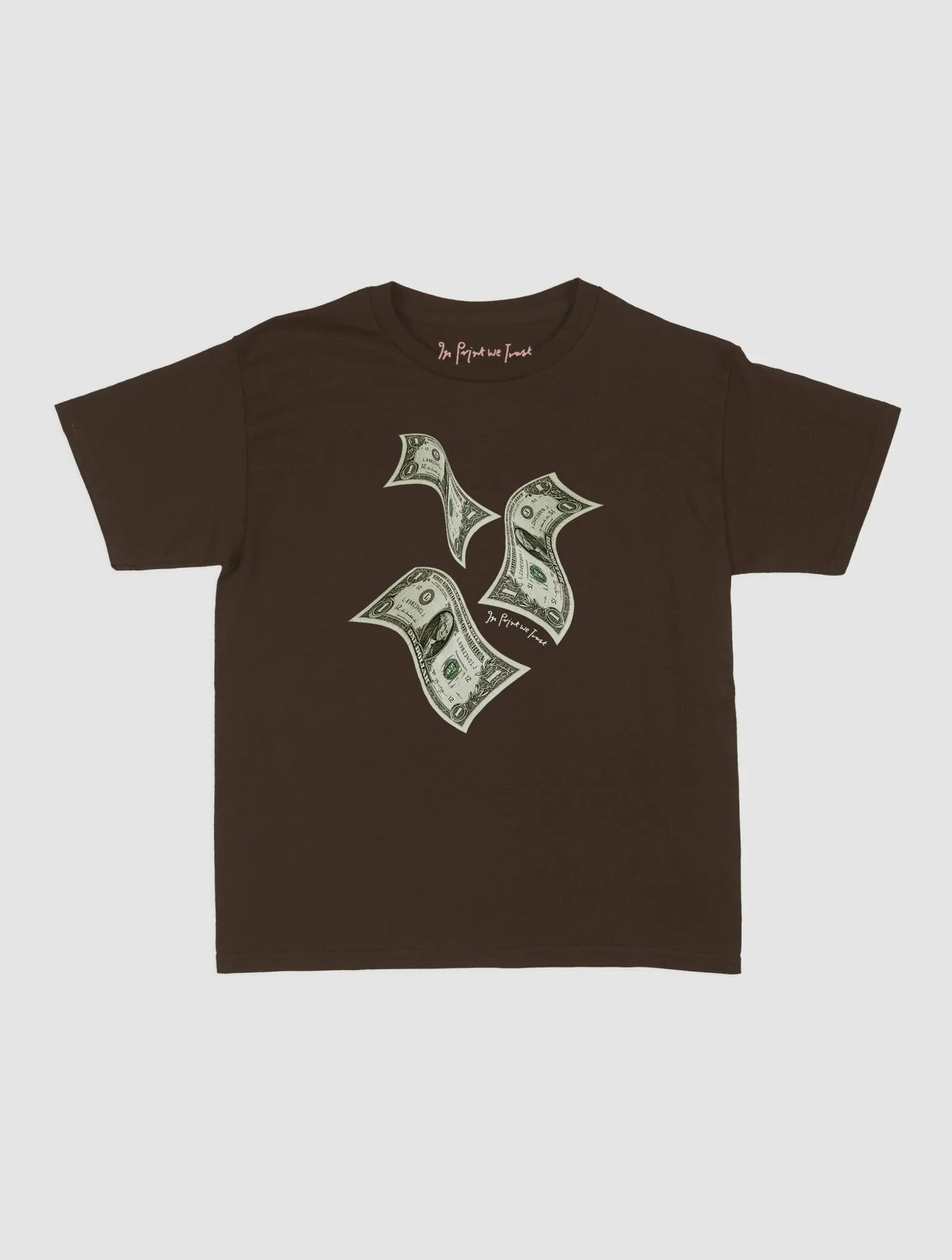 money money money baby tee - In Print We Trust