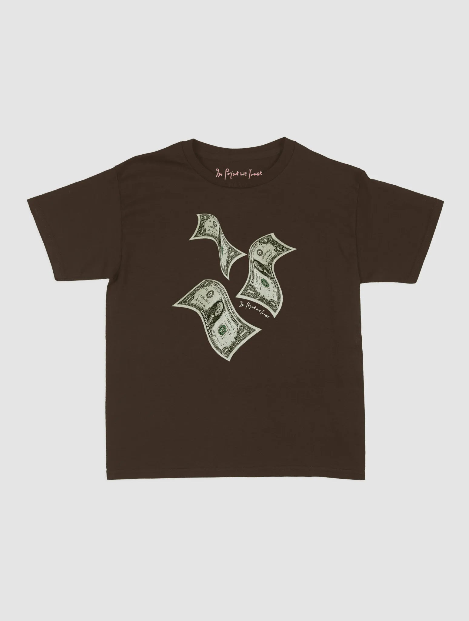 money money money baby tee - In Print We Trust