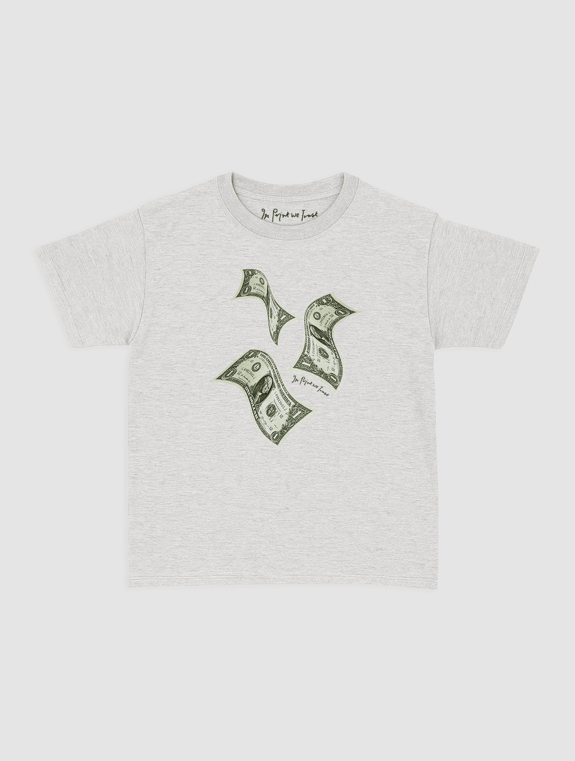 money money money baby tee - In Print We Trust