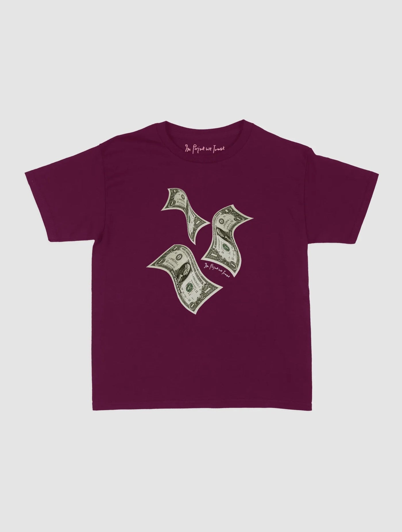 money money money baby tee - In Print We Trust