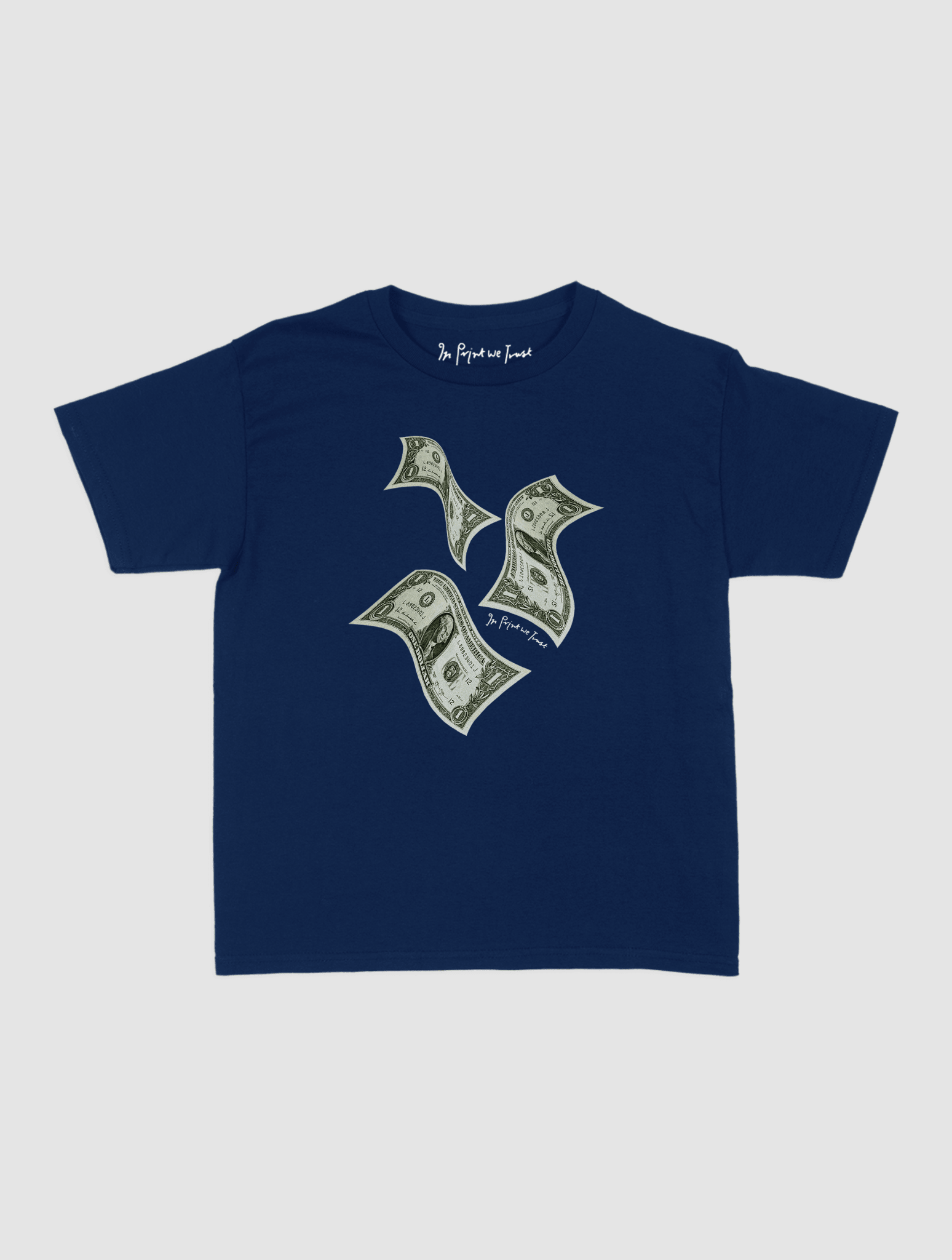 money money money baby tee - In Print We Trust