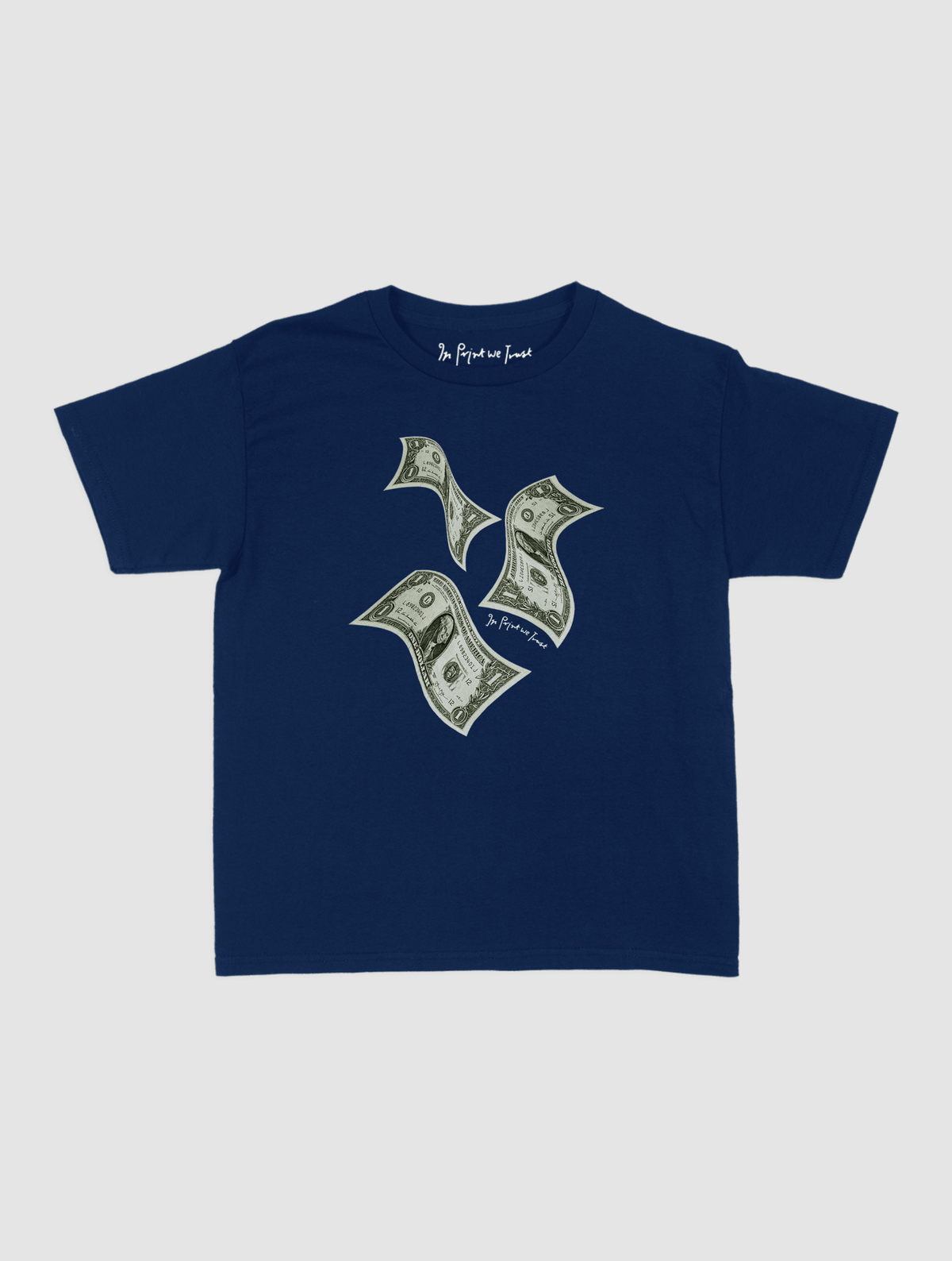 money money money baby tee - In Print We Trust