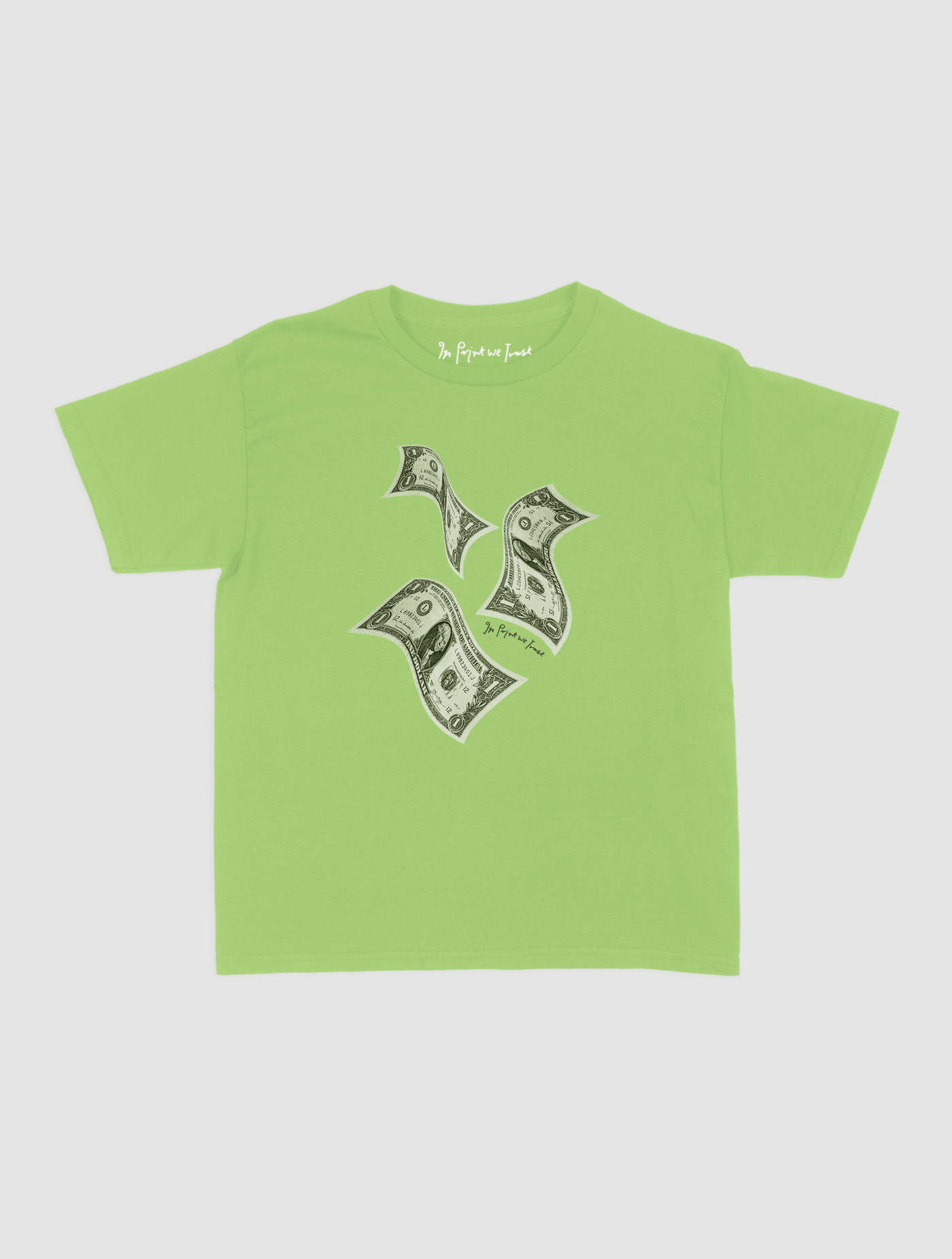 money money money baby tee - In Print We Trust