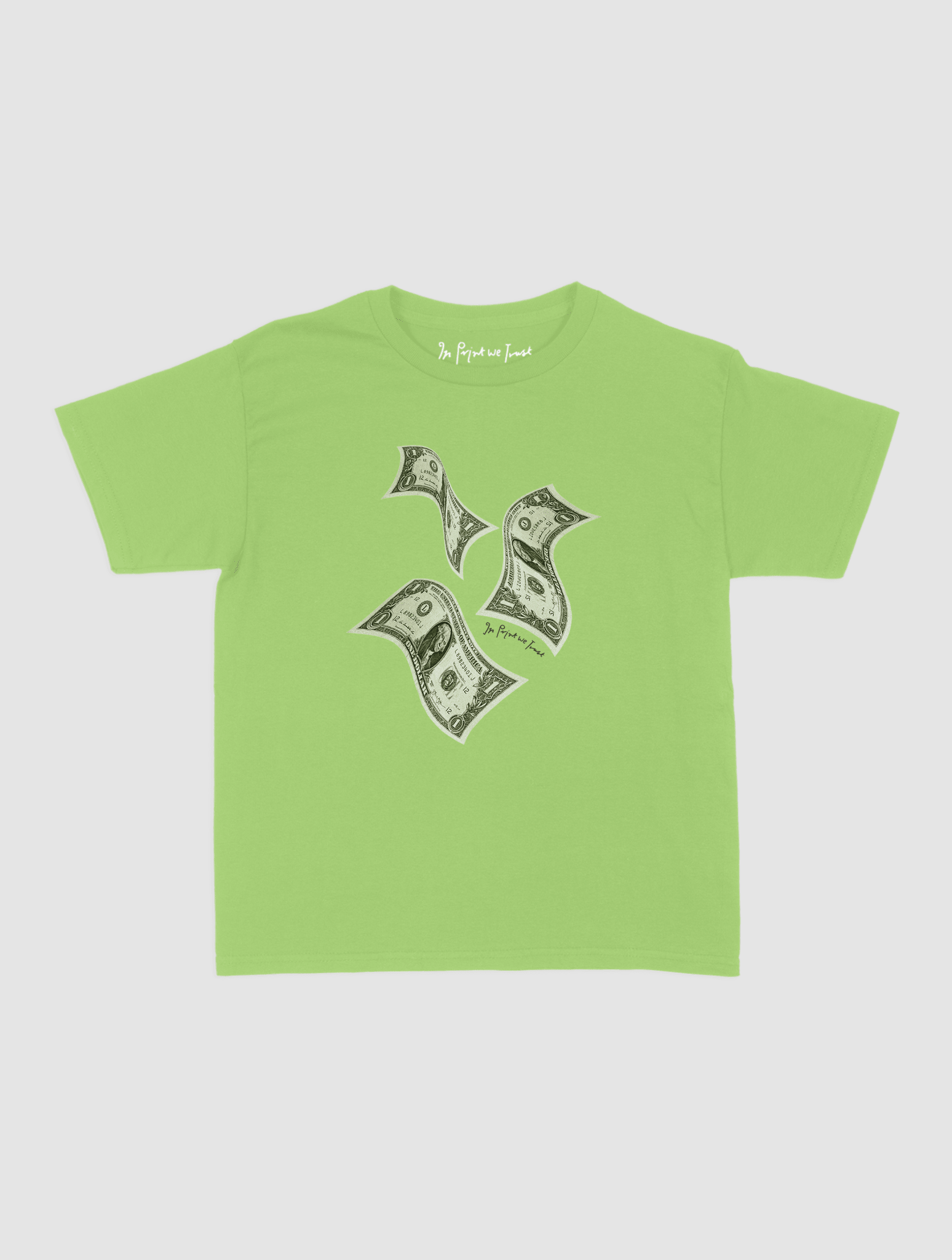 money money money baby tee - In Print We Trust