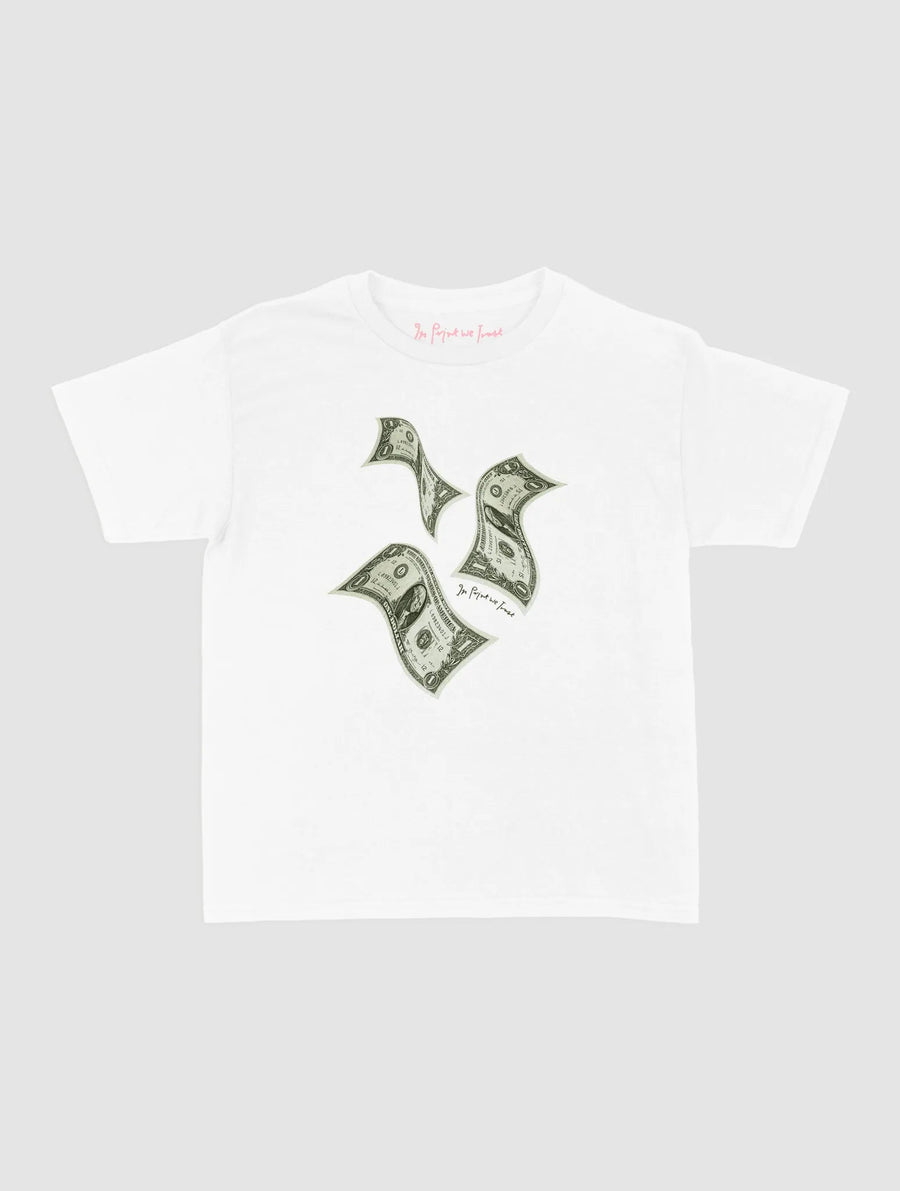 money money money baby tee - In Print We Trust