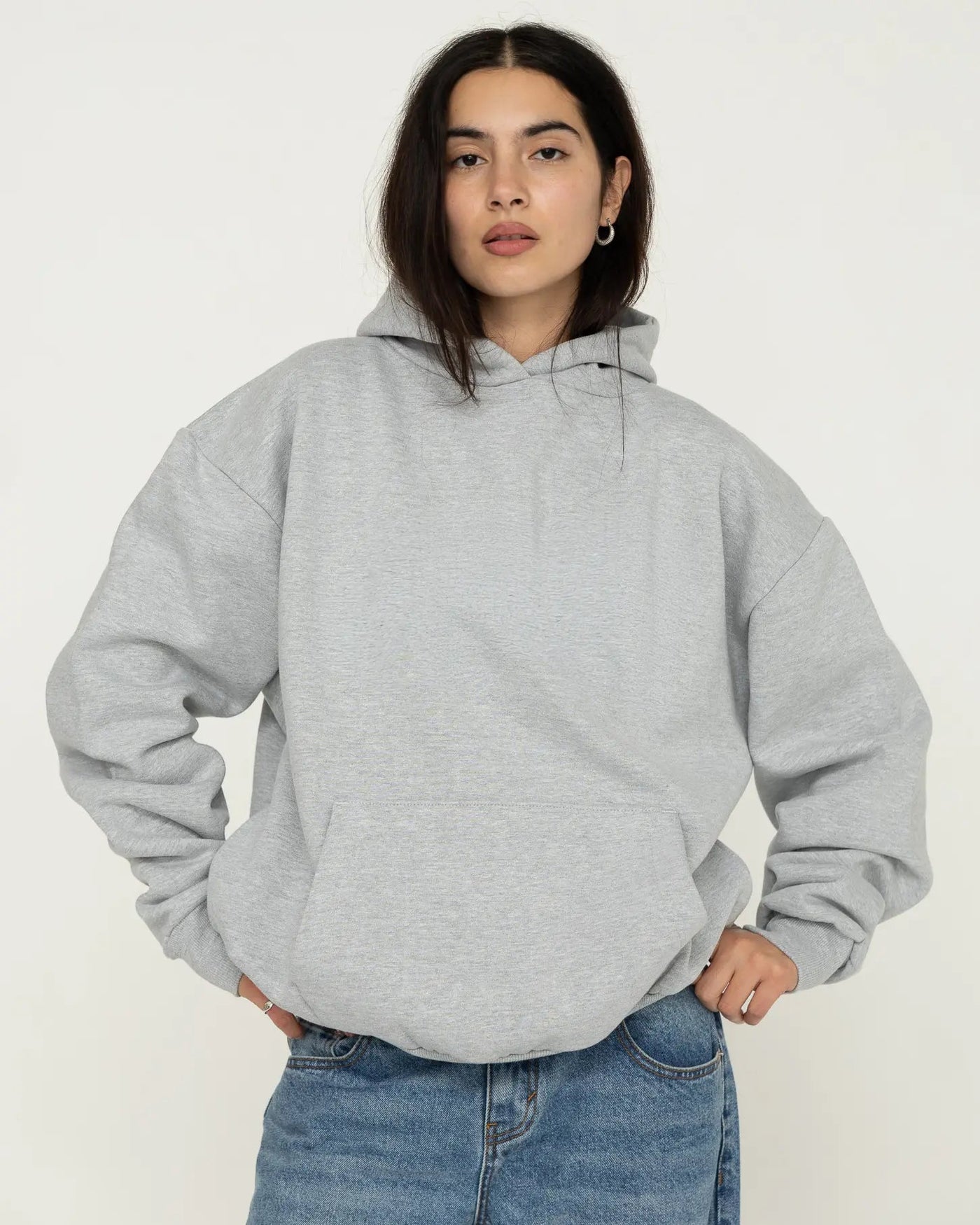 money money money grey hoodie - In Print We Trust