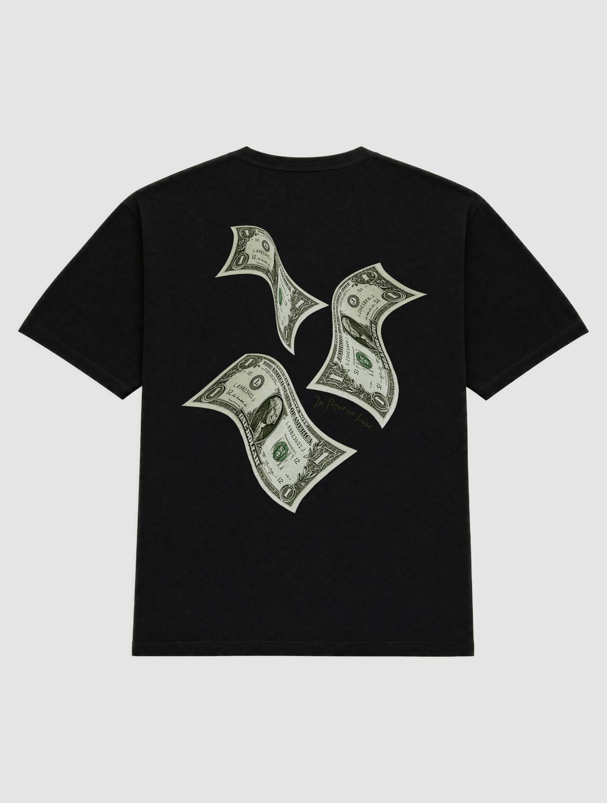 money money money heavyweight tee - In Print We Trust