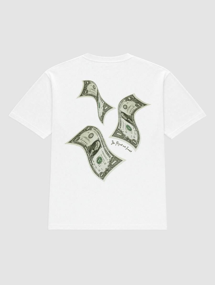money money money heavyweight tee - In Print We Trust