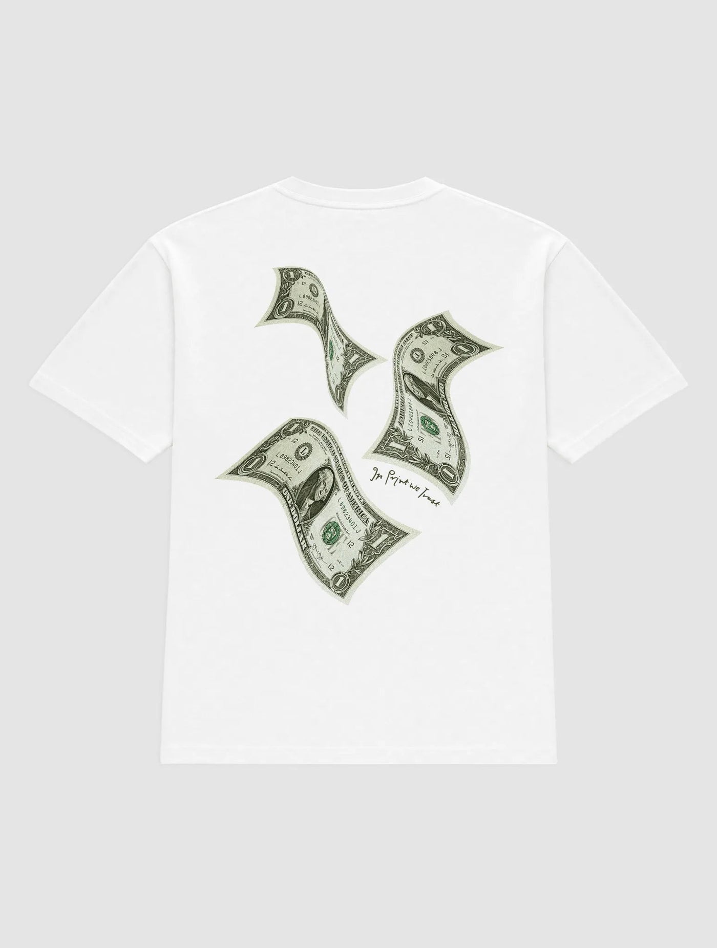 money money money heavyweight tee - In Print We Trust