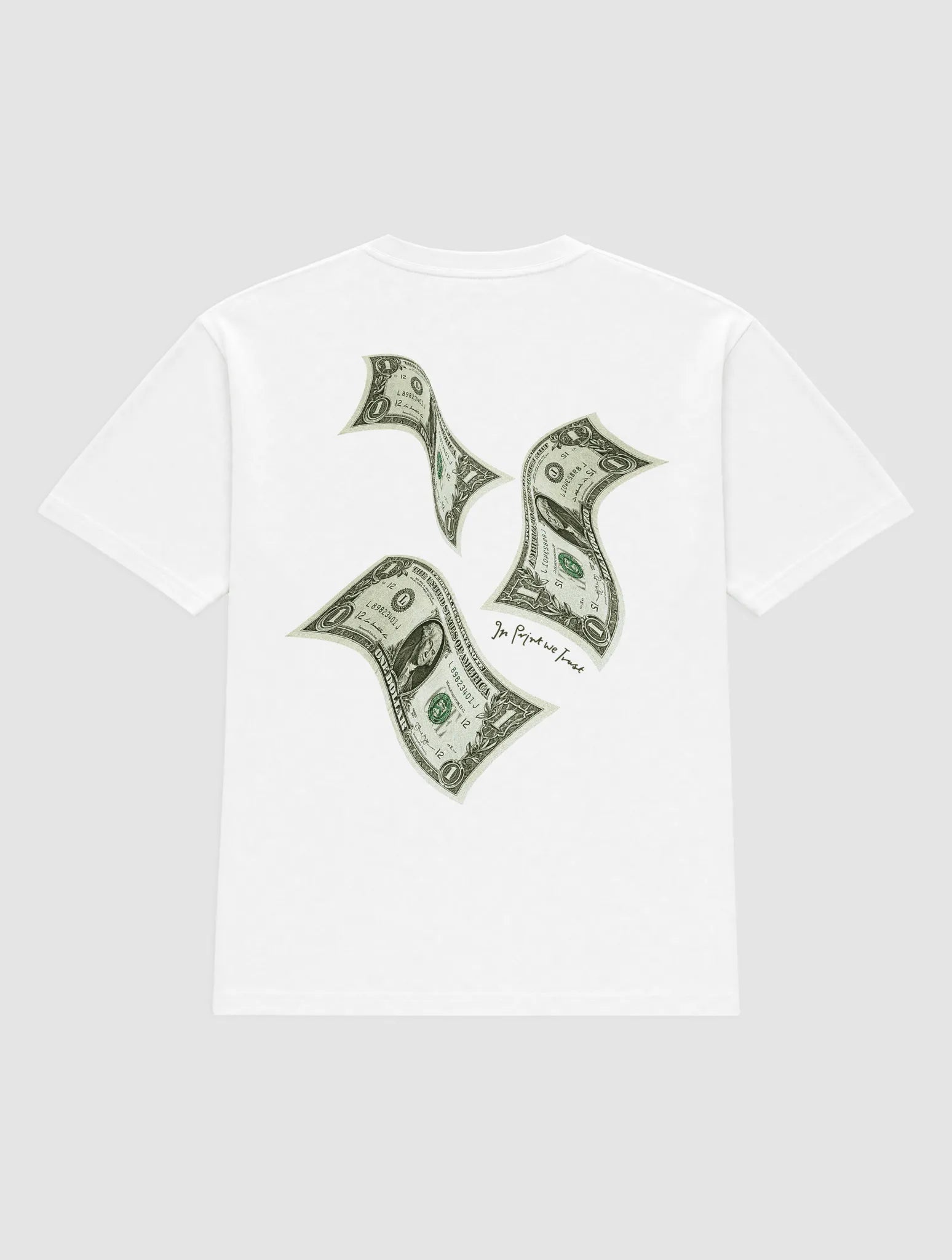 money money money heavyweight tee - In Print We Trust