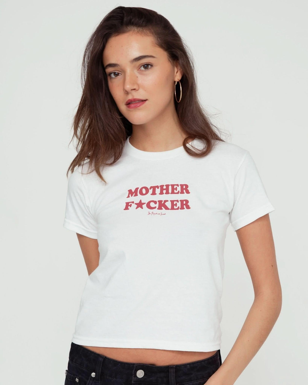 mother fucker baby tee - In Print We Trust