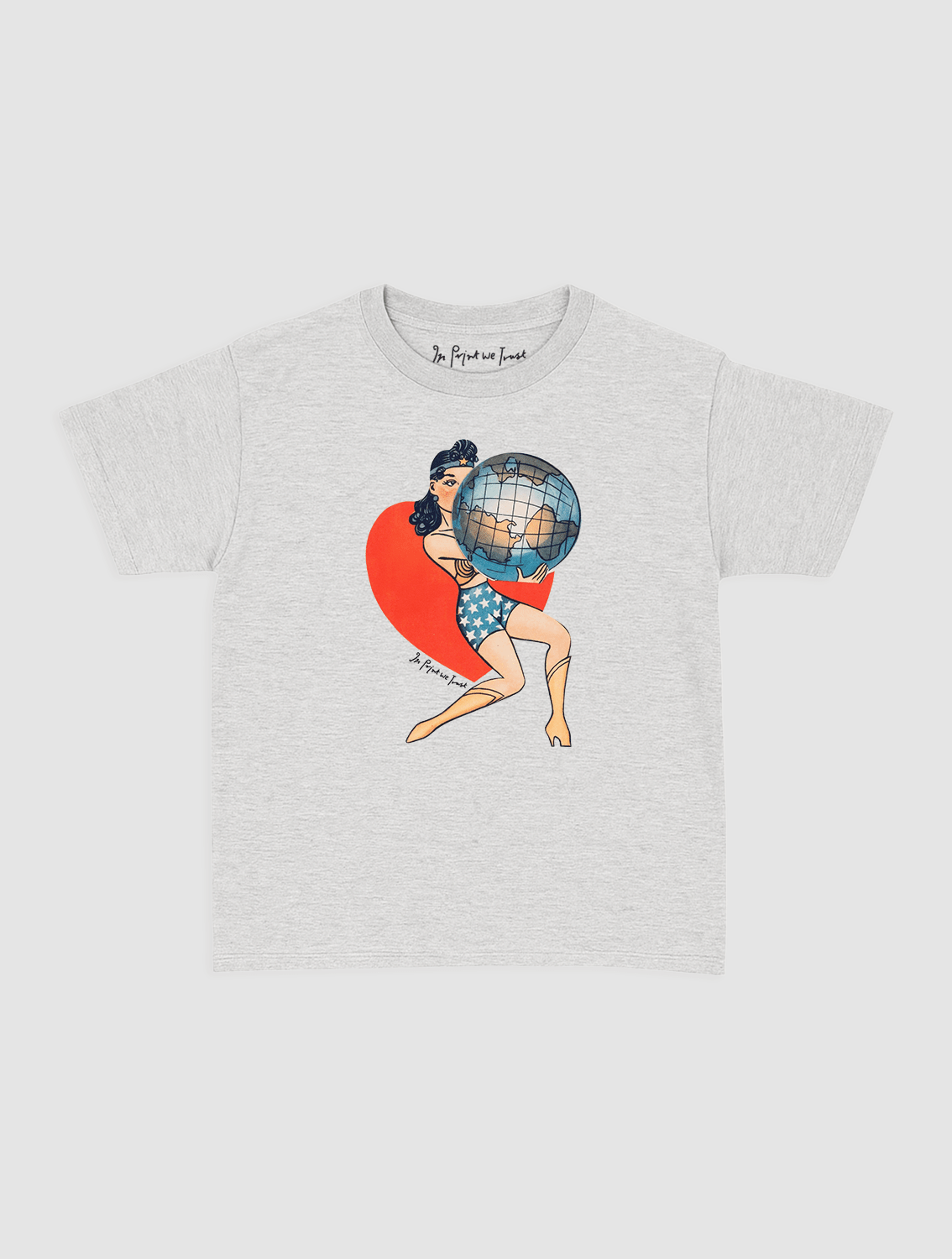 my world baby tee - In Print We Trust