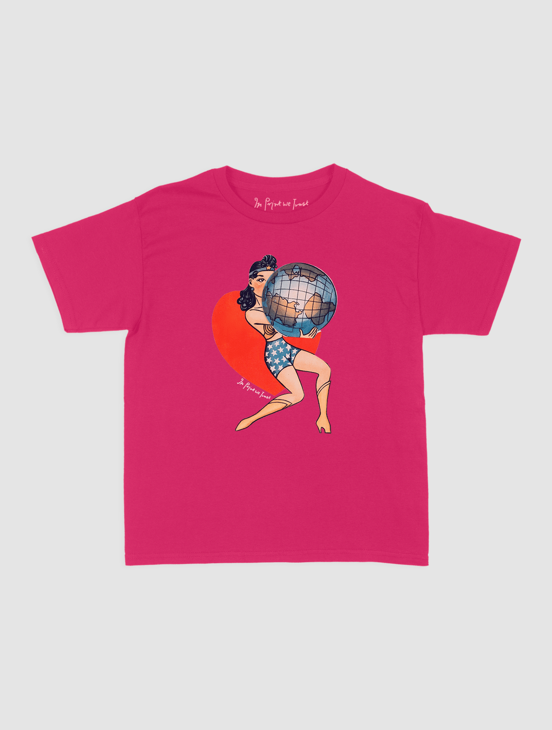 my world baby tee - In Print We Trust