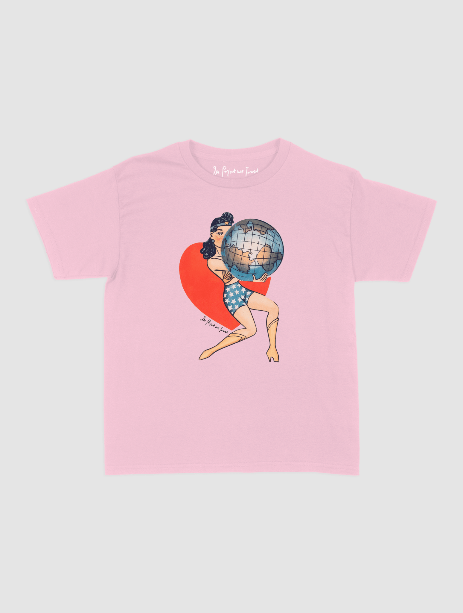my world baby tee - In Print We Trust