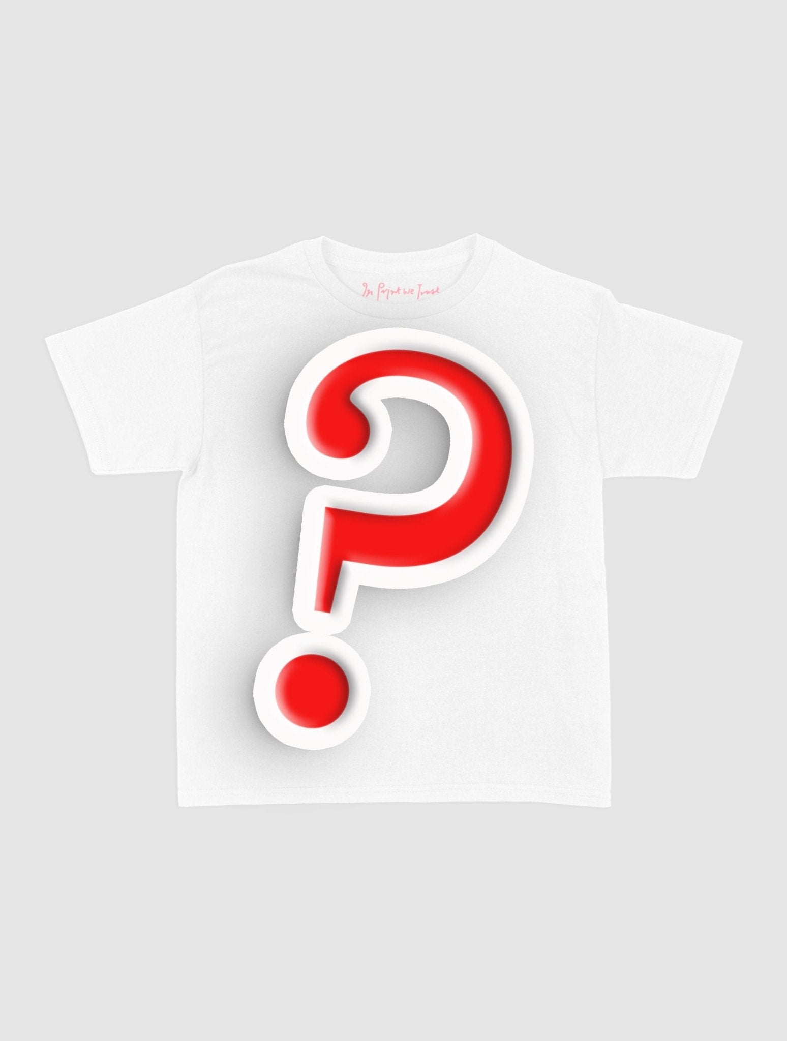 mystery baby tee - In Print We Trust