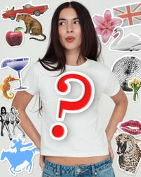 mystery baby tee - In Print We Trust