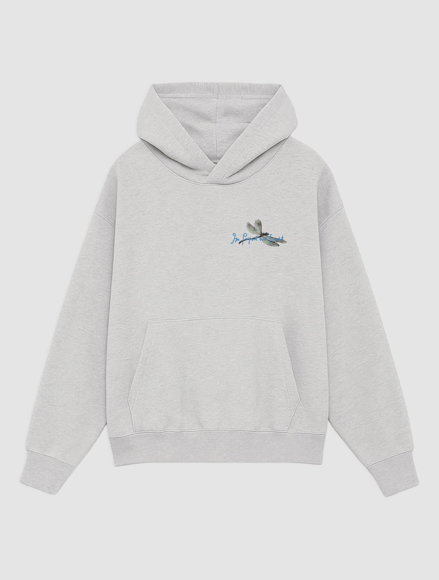 nature grey hoodie - In Print We Trust