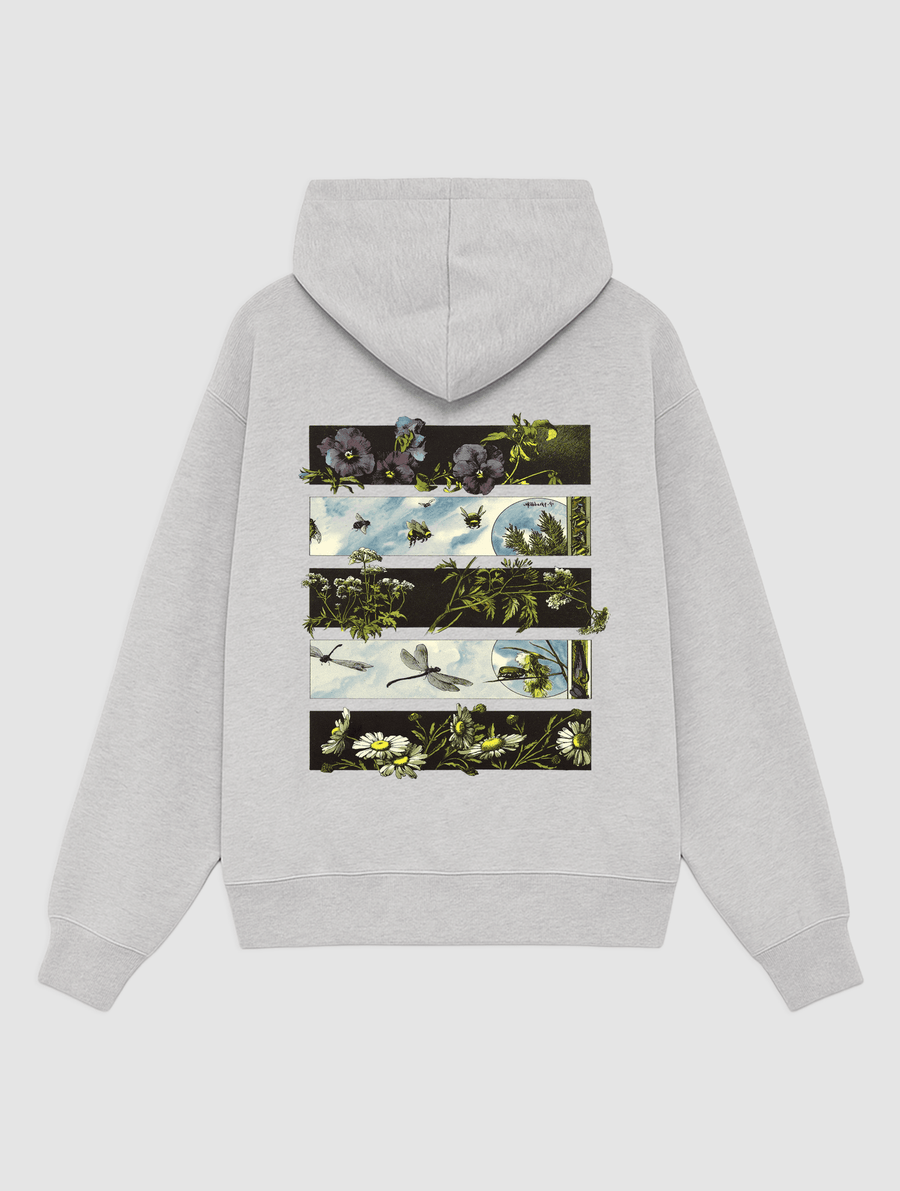 nature grey hoodie - In Print We Trust