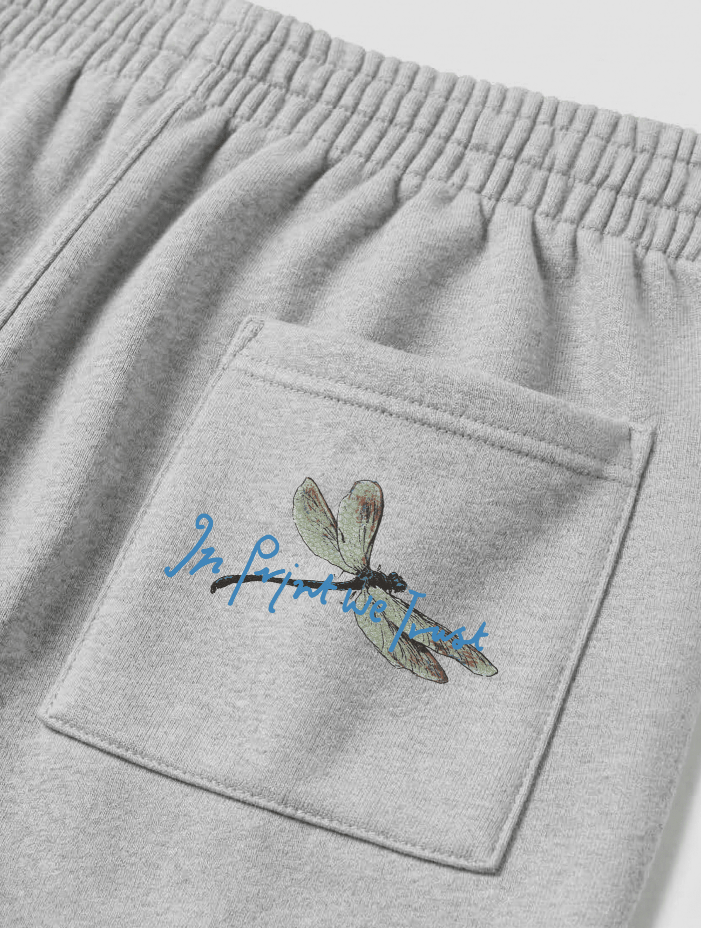 nature grey sweatpants - In Print We Trust