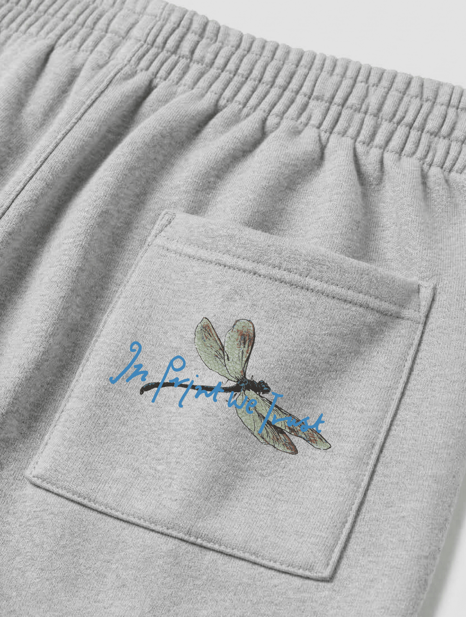 nature grey sweatpants - In Print We Trust